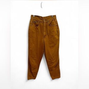 Vintage yellow brown jeans